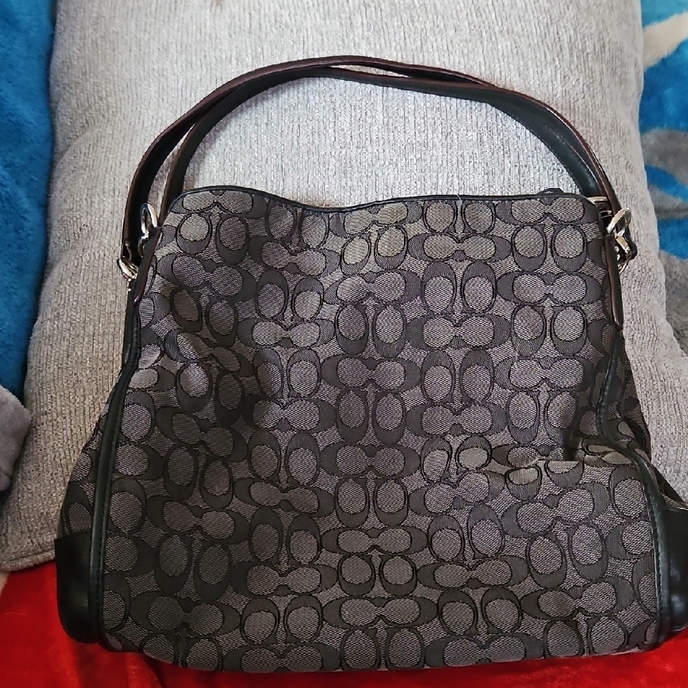 Stylish Black Patterned Women's Bag